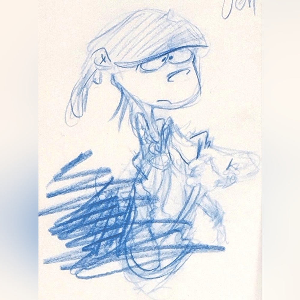 Ed Edd N Eddy: "Messenger BAG Double Dee" Warm Up Sketch